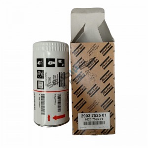 Elemento de filtro de aceite 1625-7525-00 2903-7552-500 Para distribuidores de compresores de aire Atlas (3)